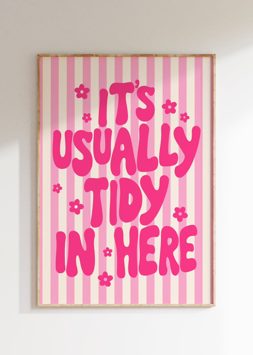 Usually Tidy Art Print