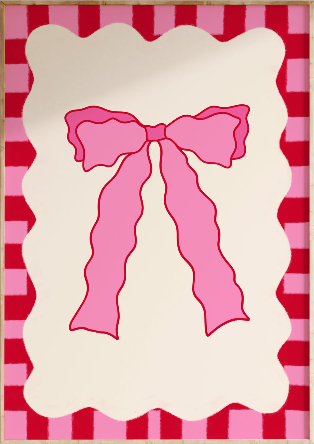 Wavy Bow Art Print