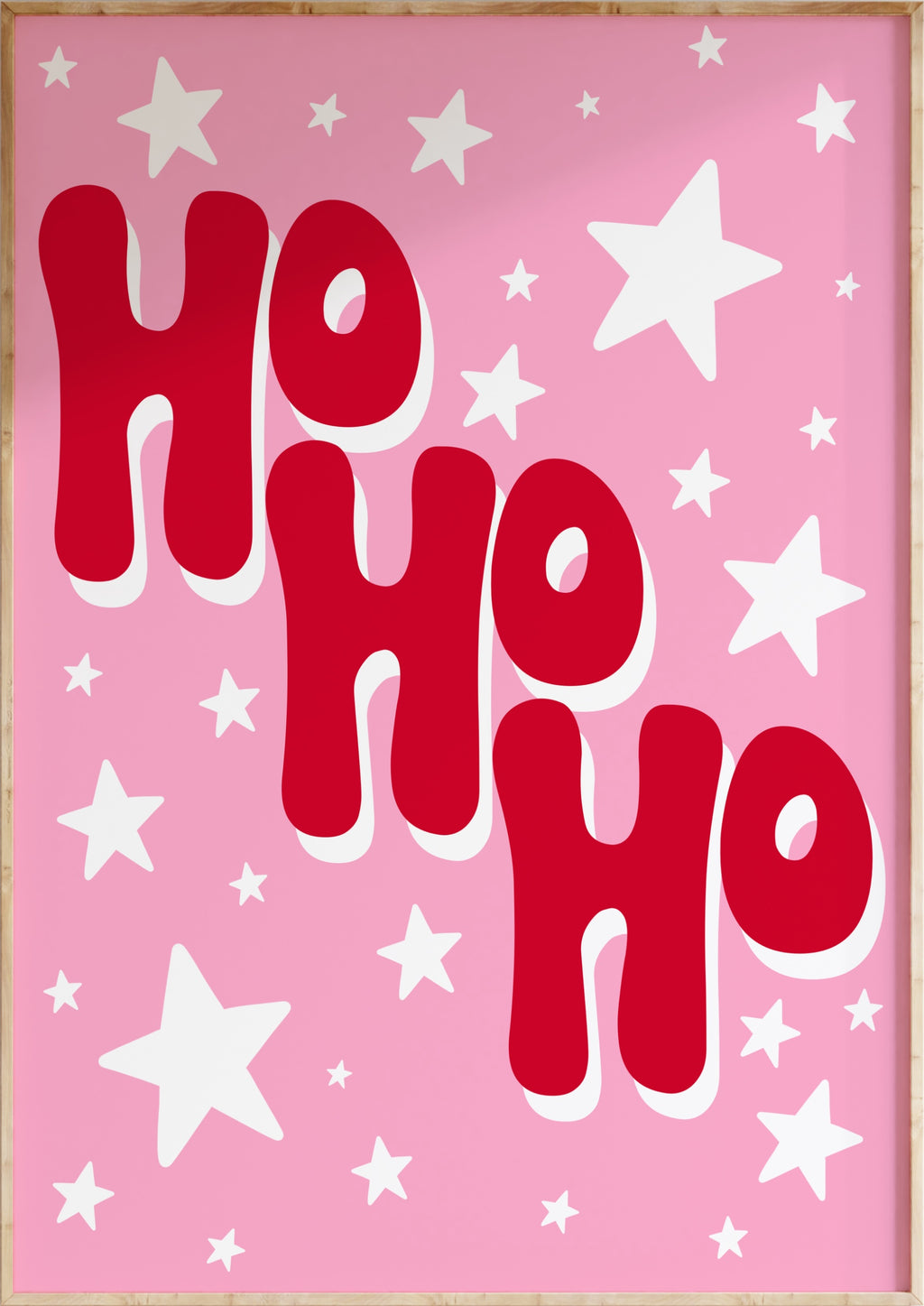 Ho Ho Ho Christmas Art Print