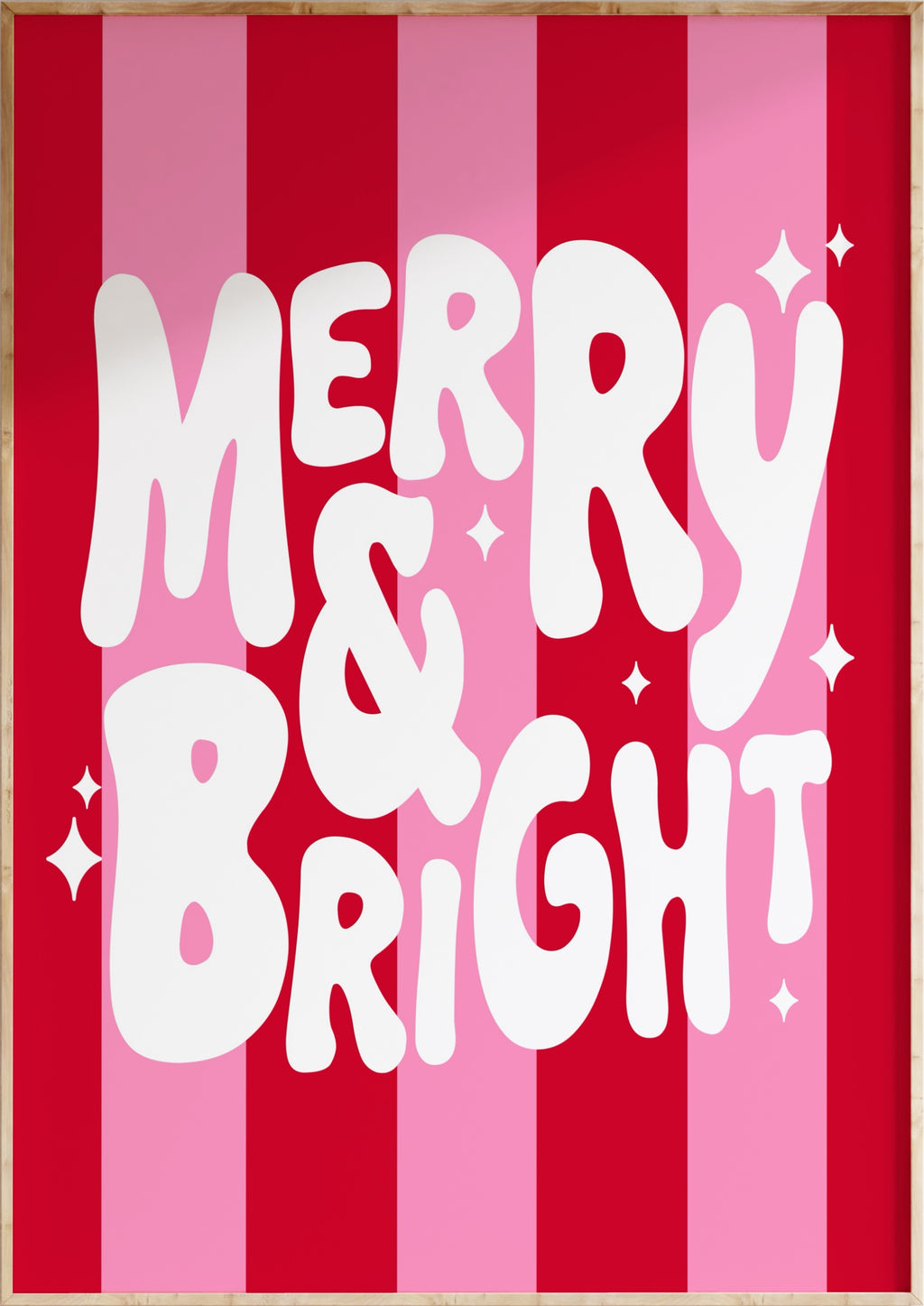 Merry & Bright Art Print