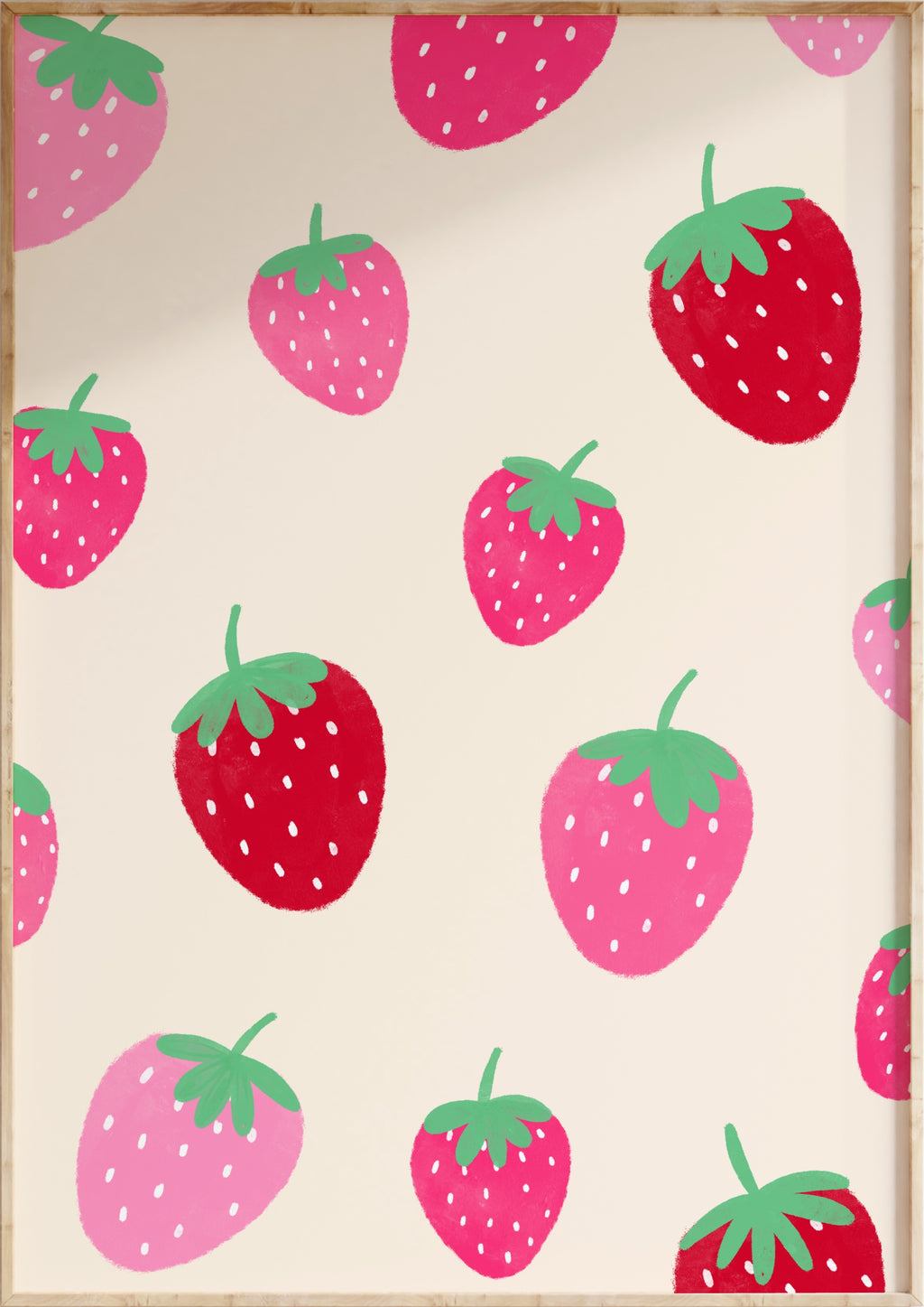 Cute Strawberry Art Print