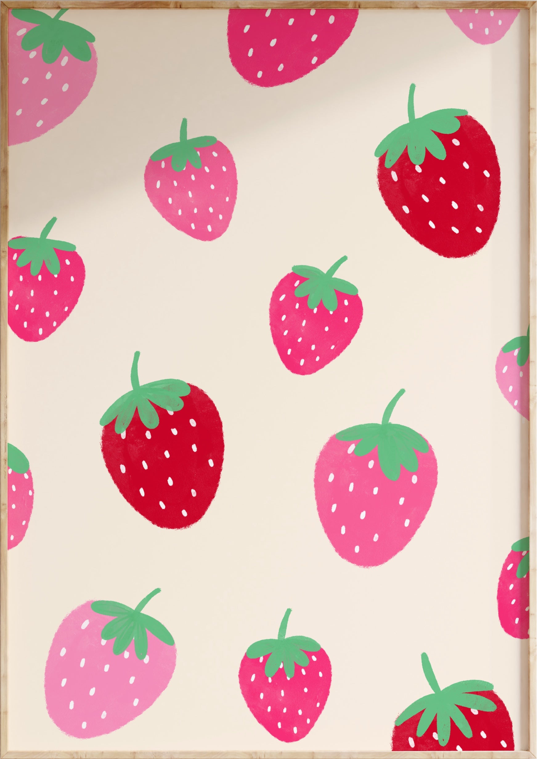 Cute Strawberry Art Print