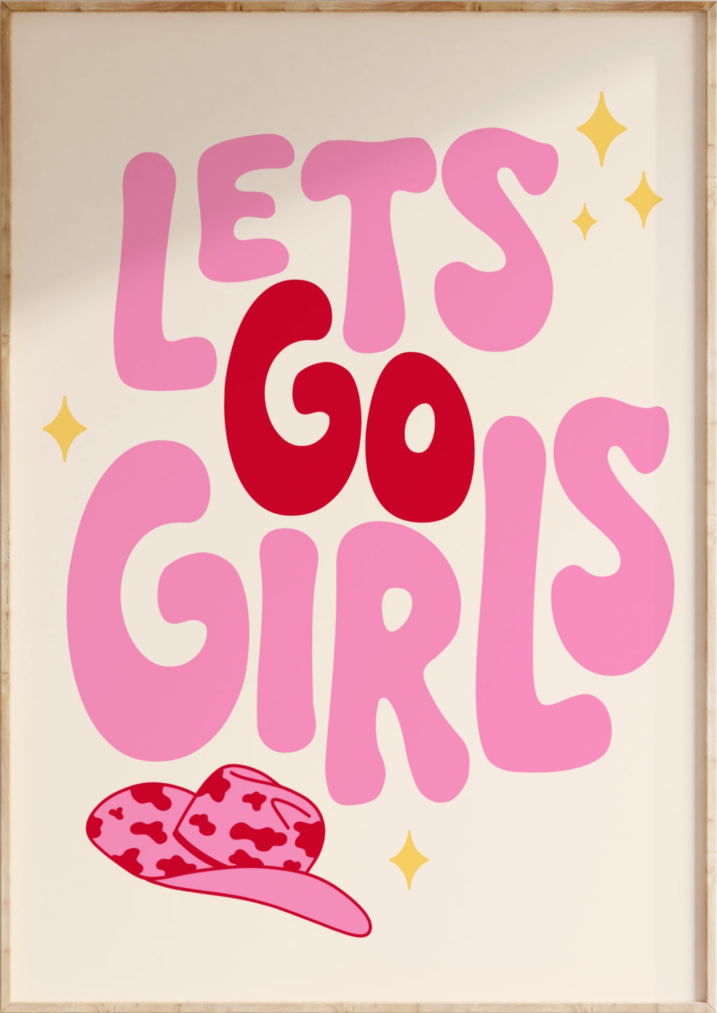 Let’s Go Girls Art Print