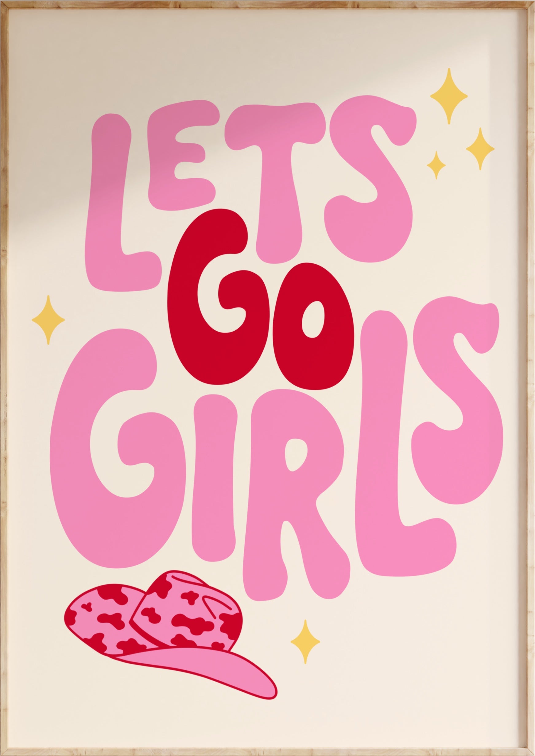 Let’s Go Girls Art Print