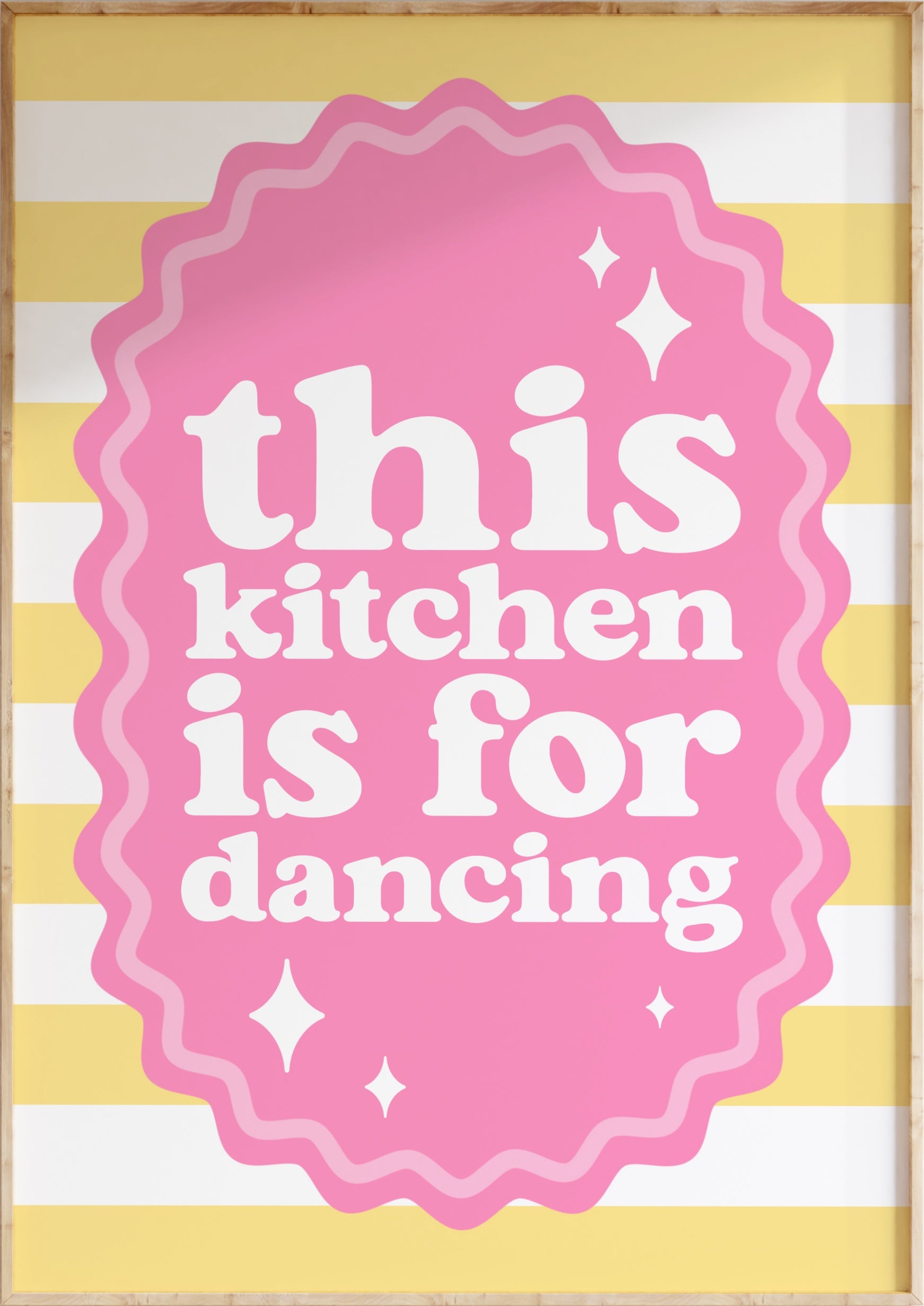 Kitchen Slogan Art Print