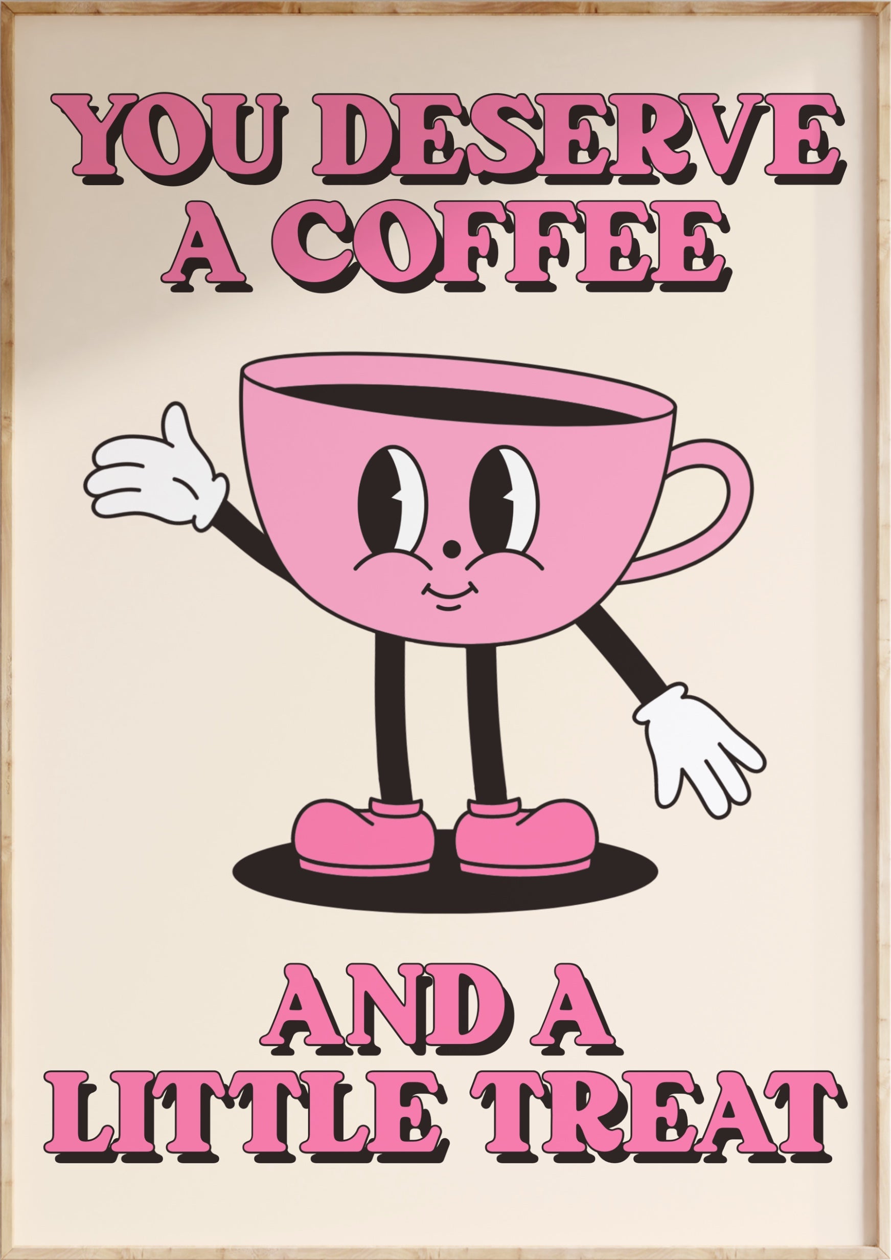 Coffee And A Little Treat Art Print