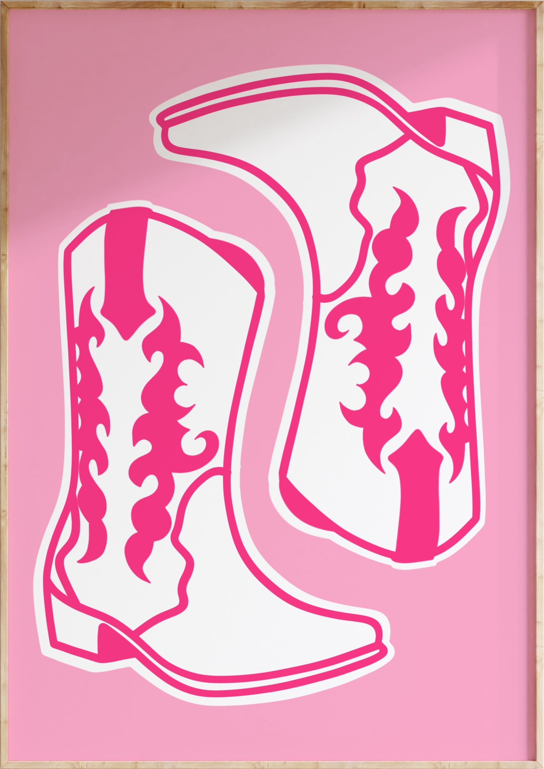 Cowboy Boots Wall Print