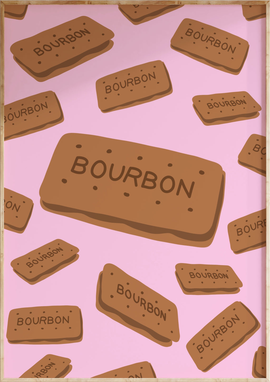 Bourbon Biscuit Art Print