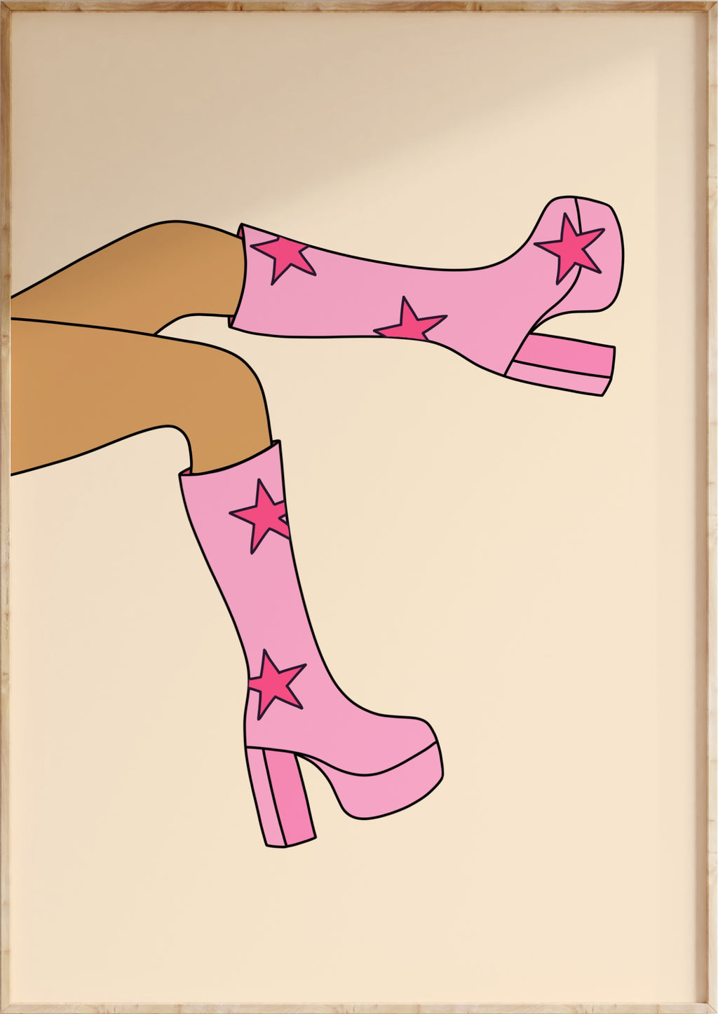 Star Boots Art Print