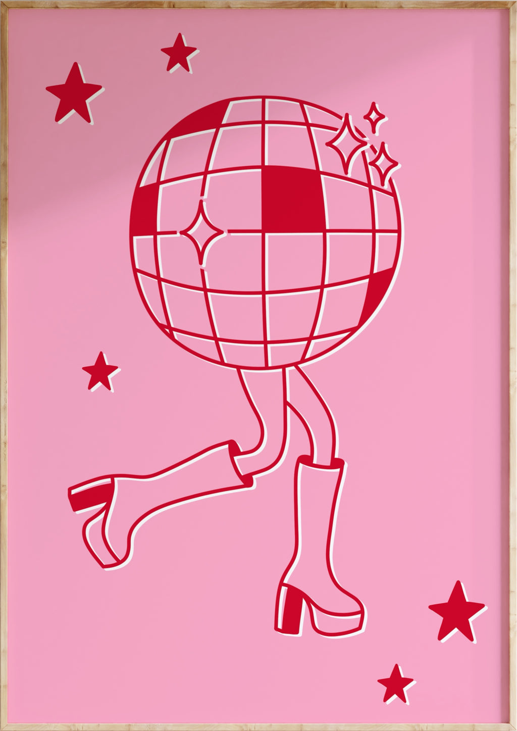 Funky Disco Art Print