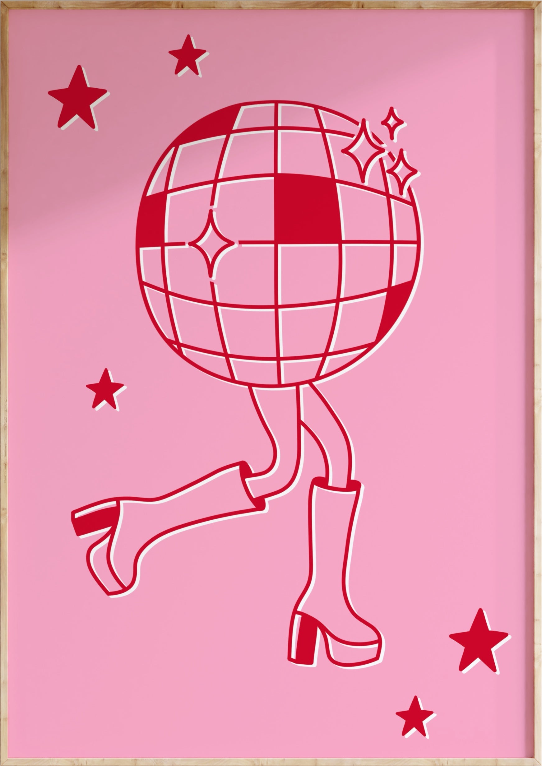 Funky Disco Art Print