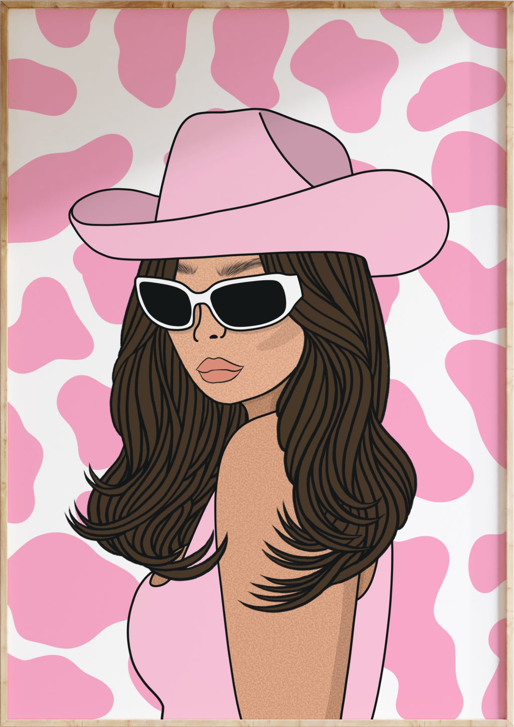 Cowgirl Art Print