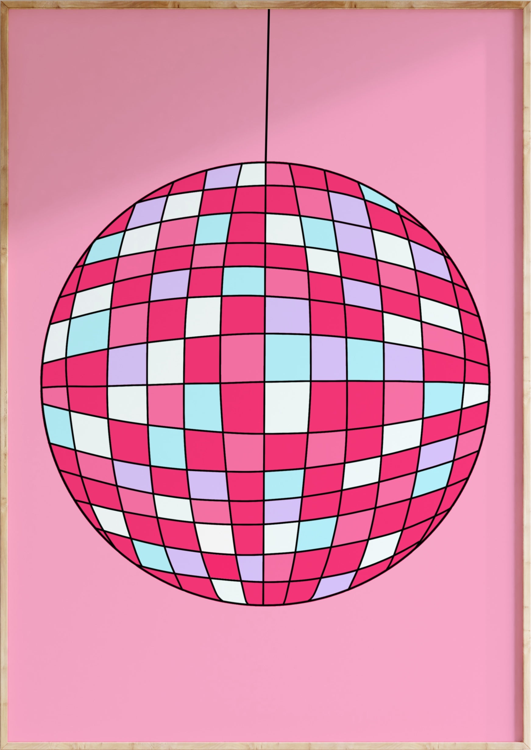 Disco Ball Art Print