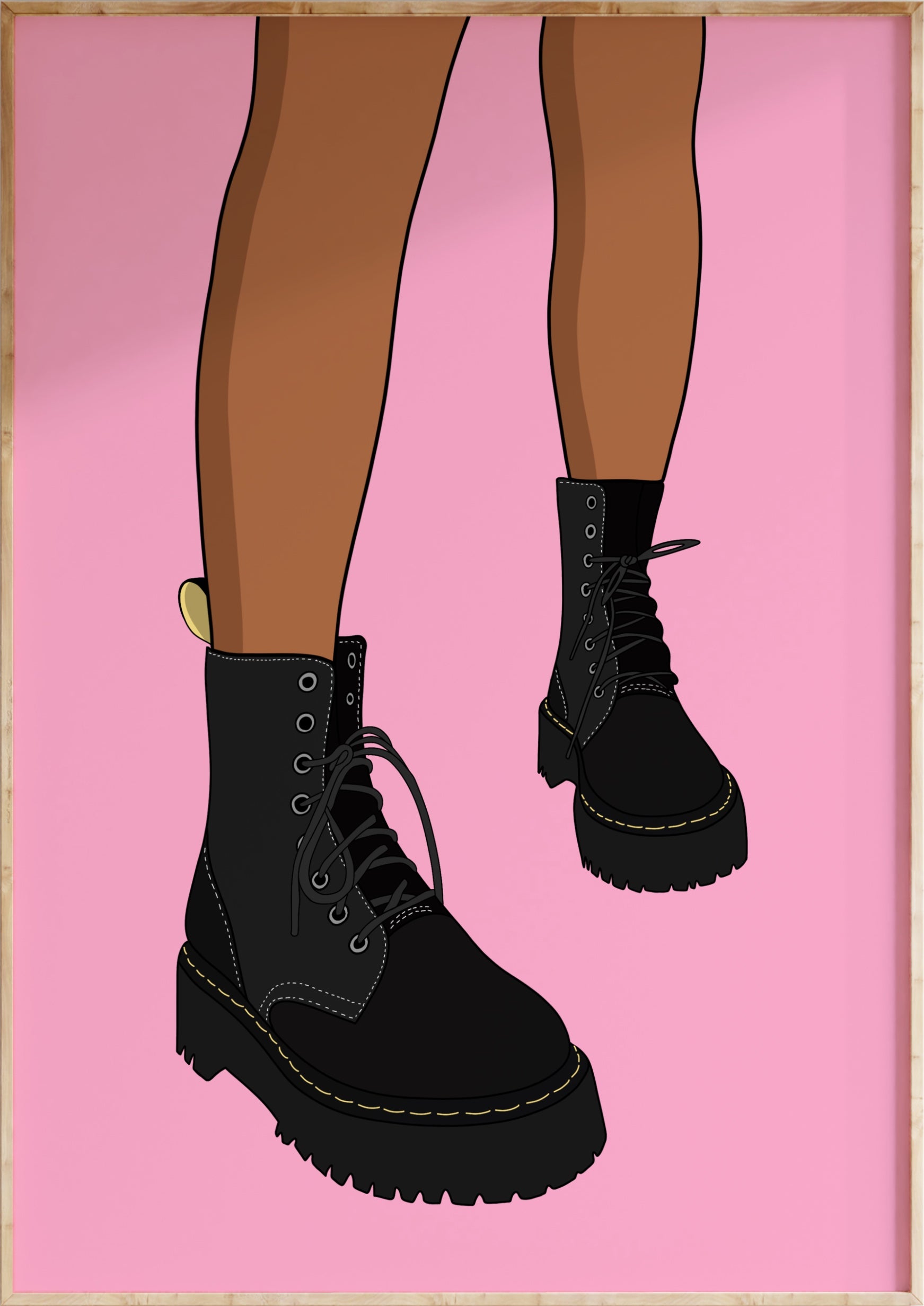 Cute Boots Art Print