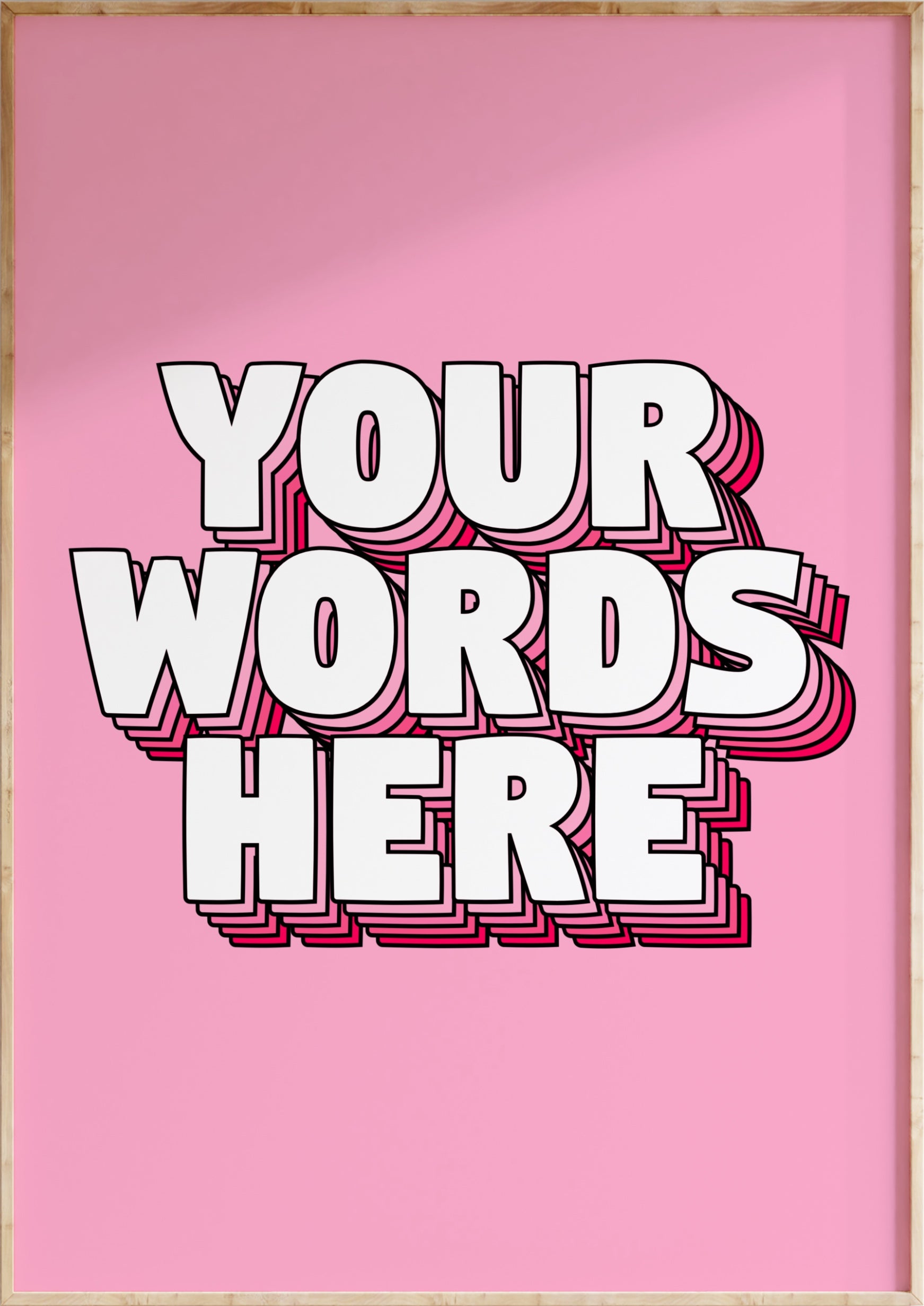 Custom Word Art Print