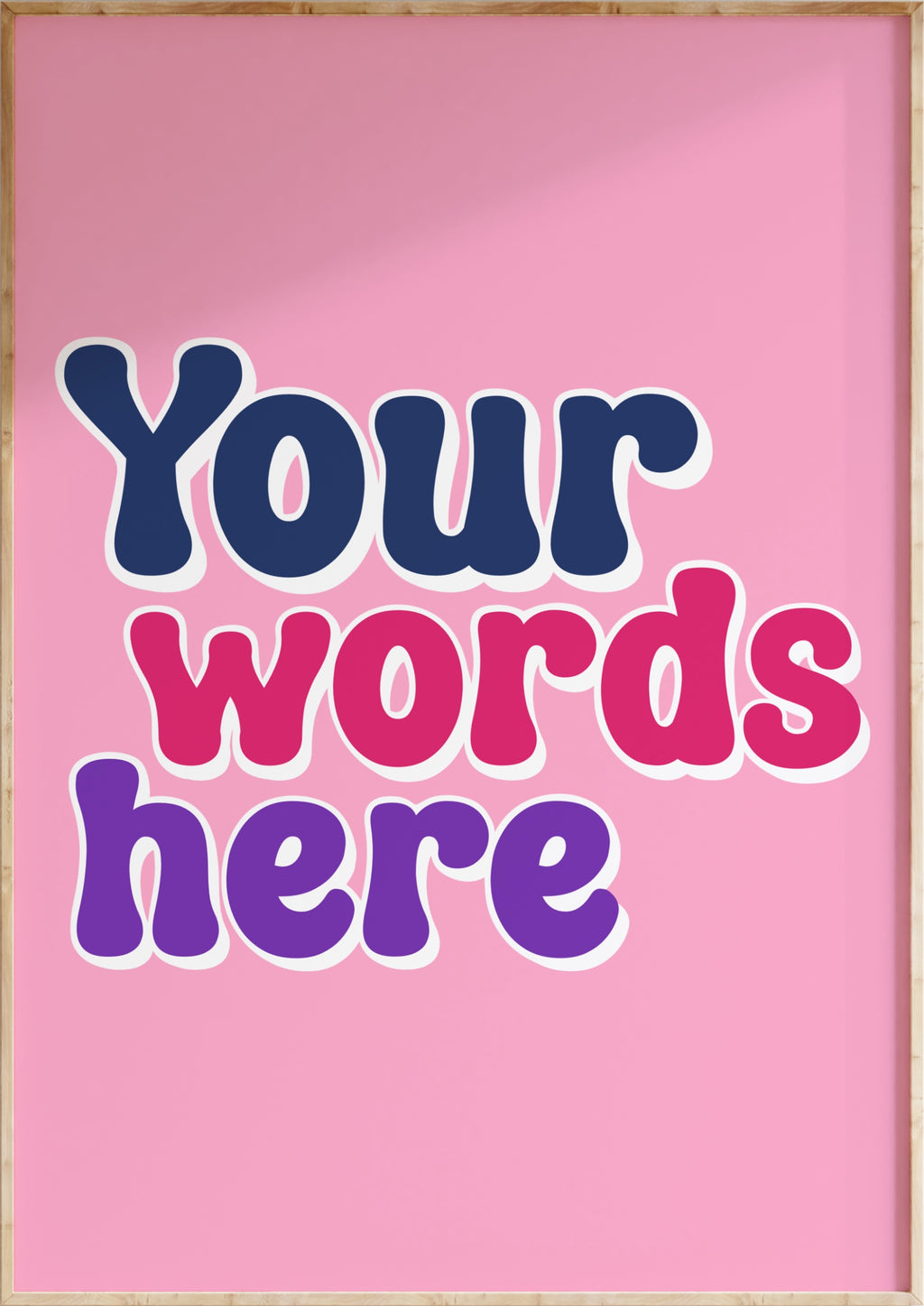 Custom Colourful Art Print