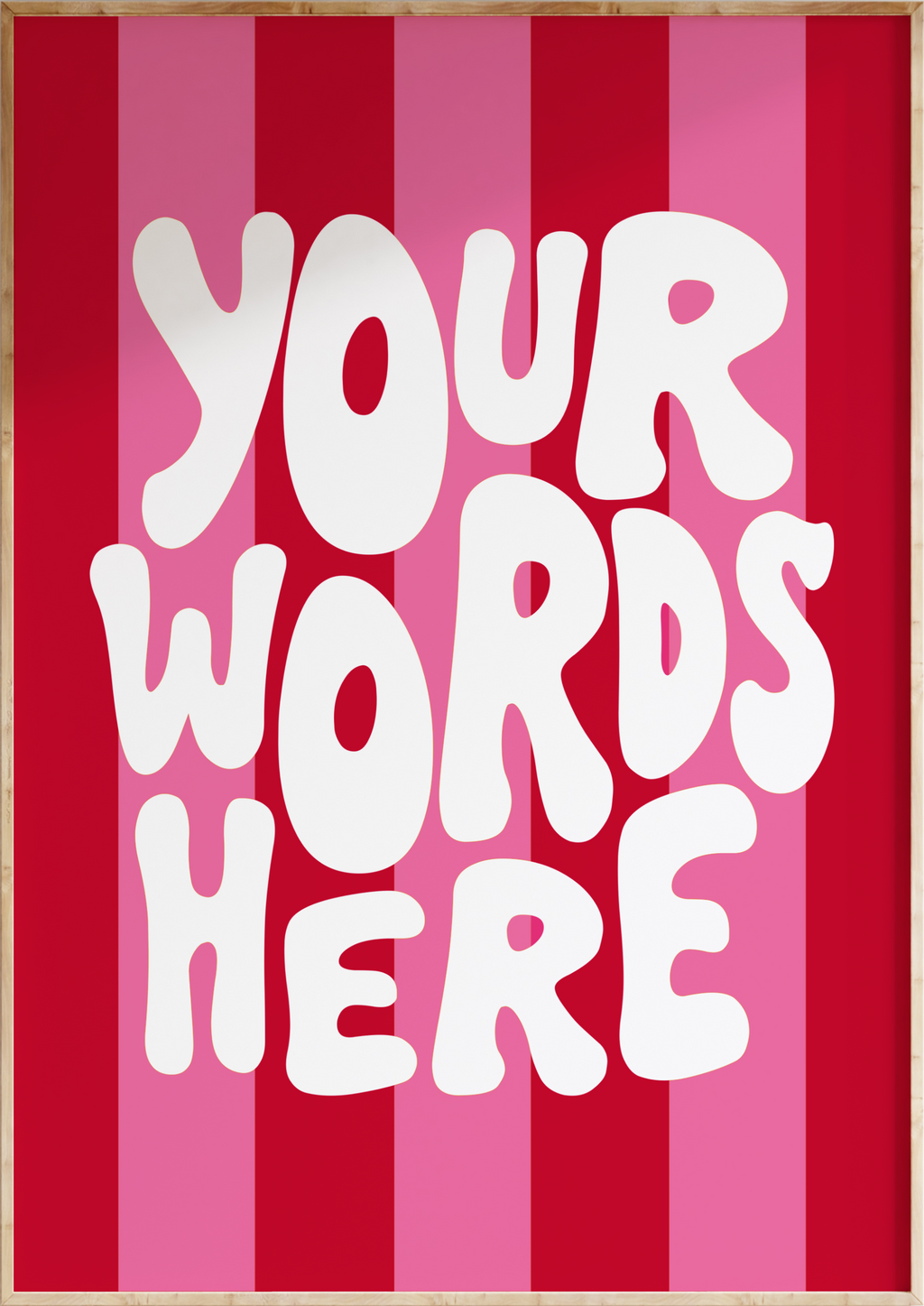 Striped Custom Art Print