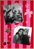 Scrapbook Striped Custom Photo Print