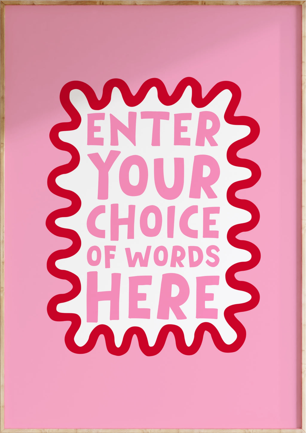 Wavy Custom Art Print