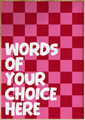 Checkerboard Custom Art Print