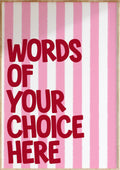 Striped Custom Art Print