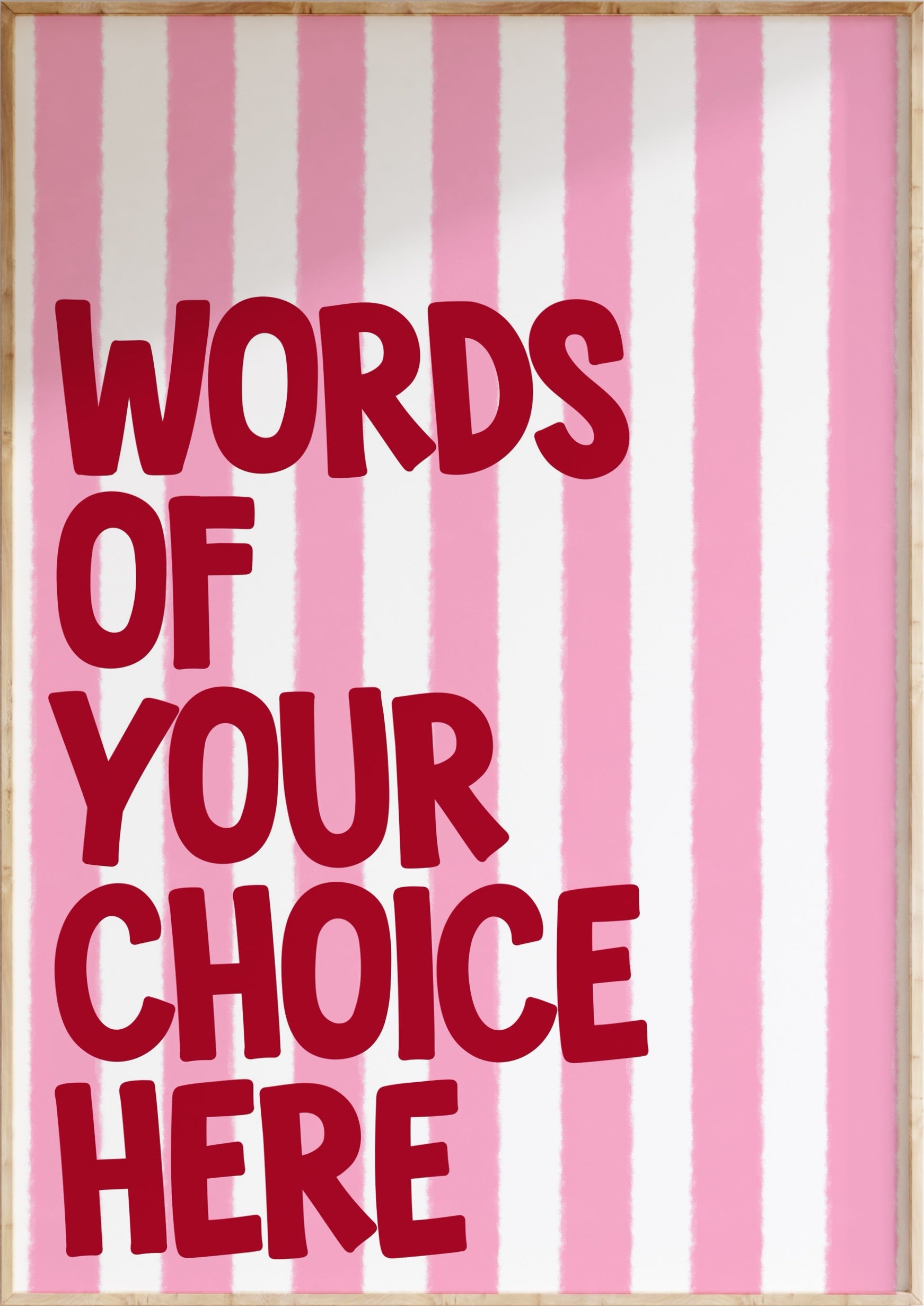 Striped Custom Art Print