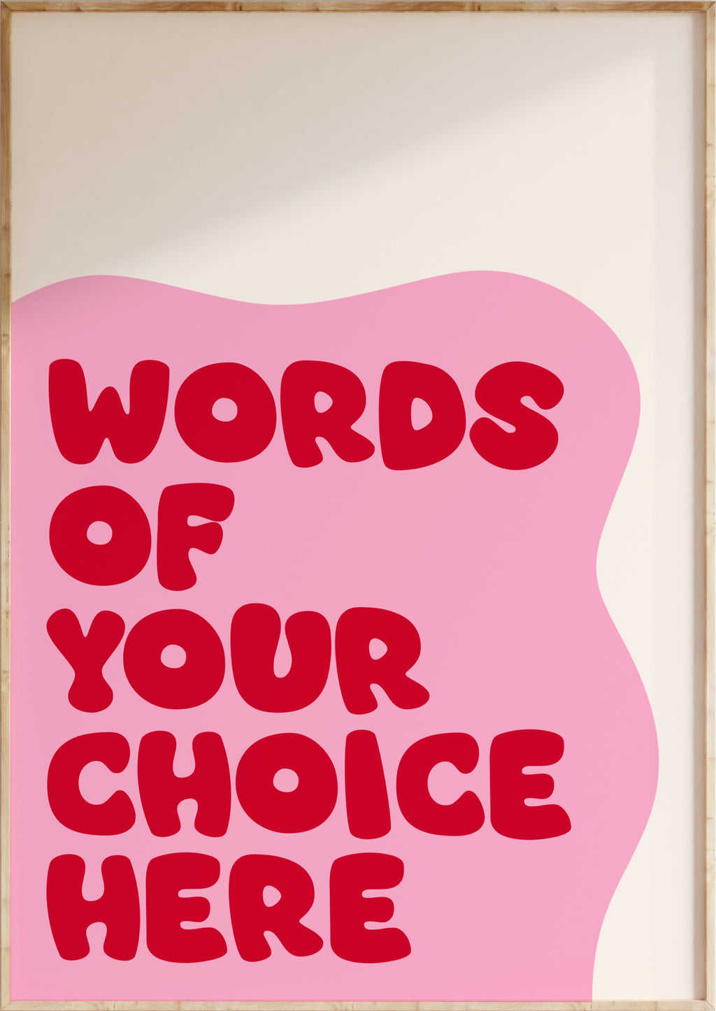 Custom Wavy Art Print