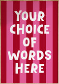 Striped Custom Art Print
