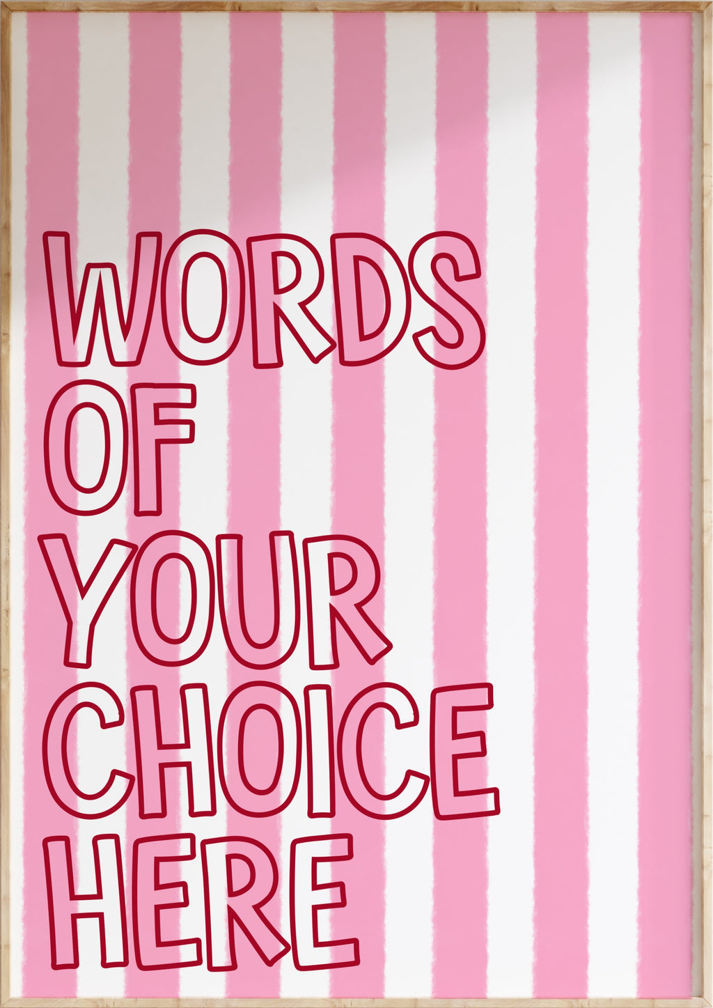 Striped Custom Art Print