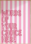 Striped Custom Art Print