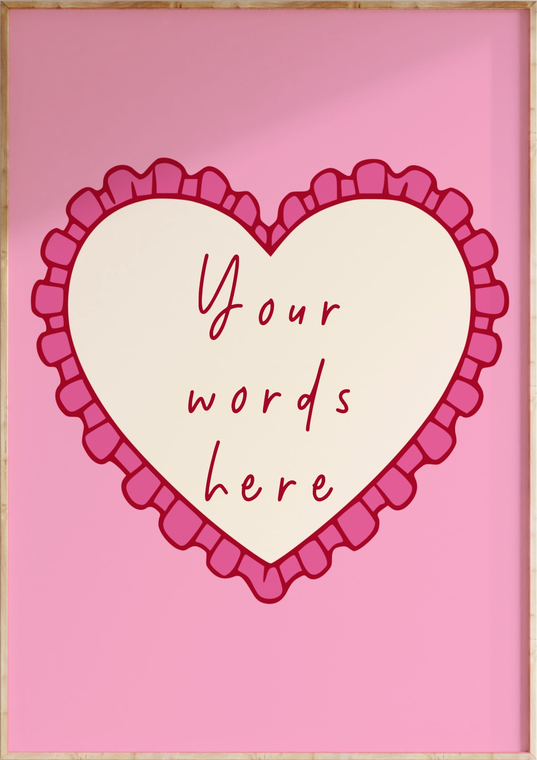 Custom Heart Art Print