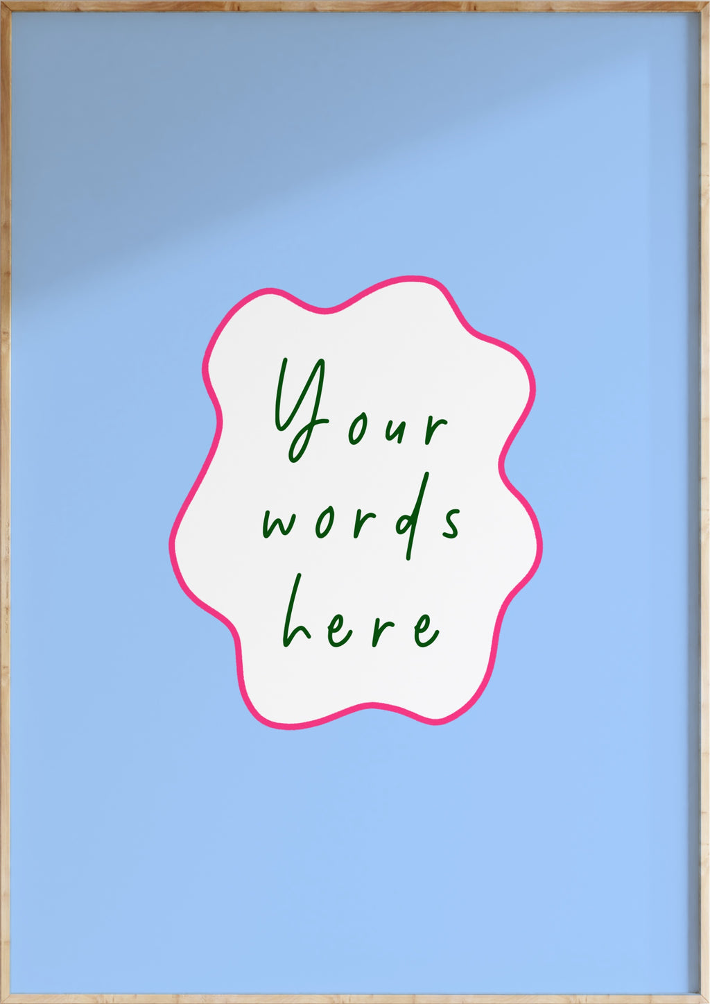 Custom Wavy Art Print