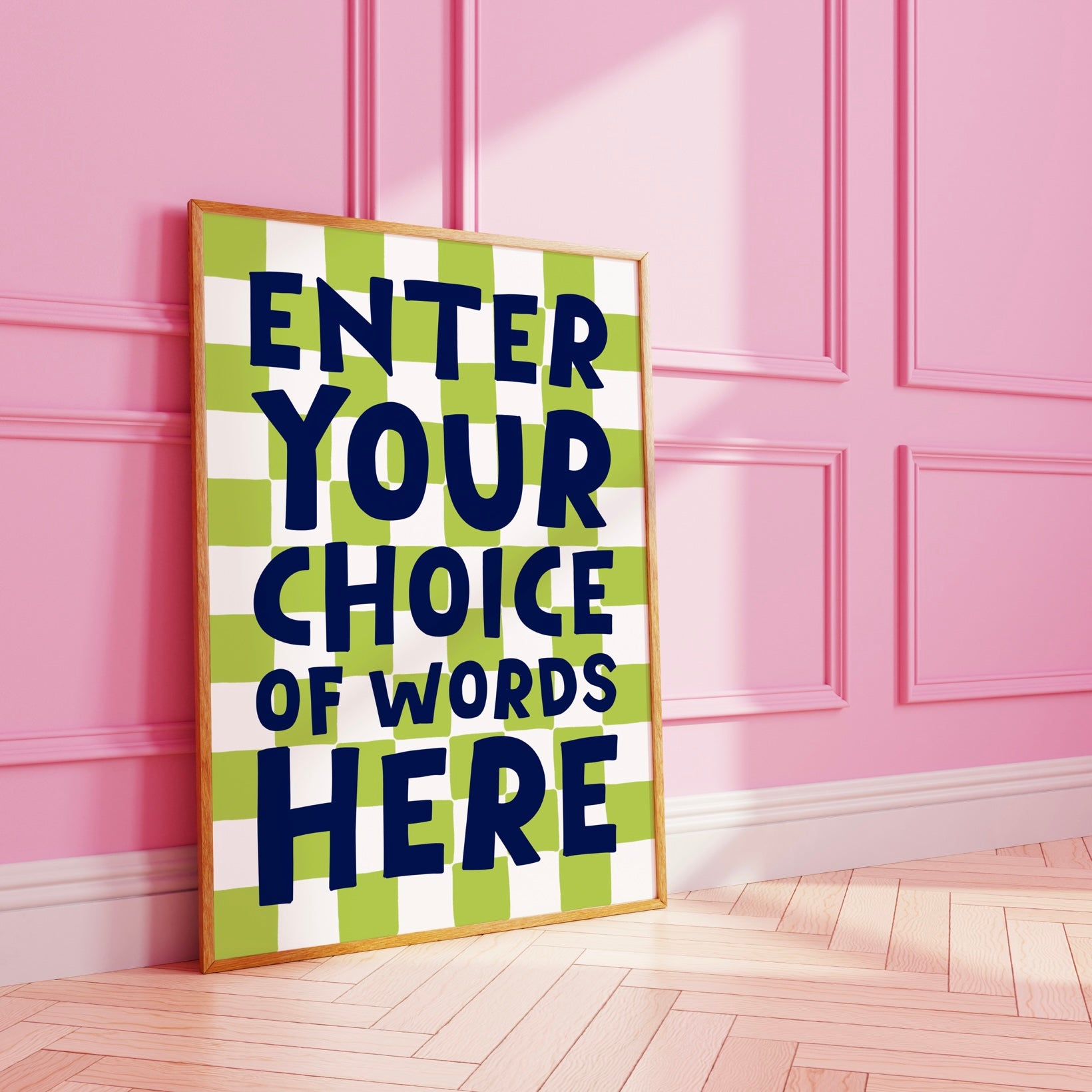 Checkerboard Custom Art Print