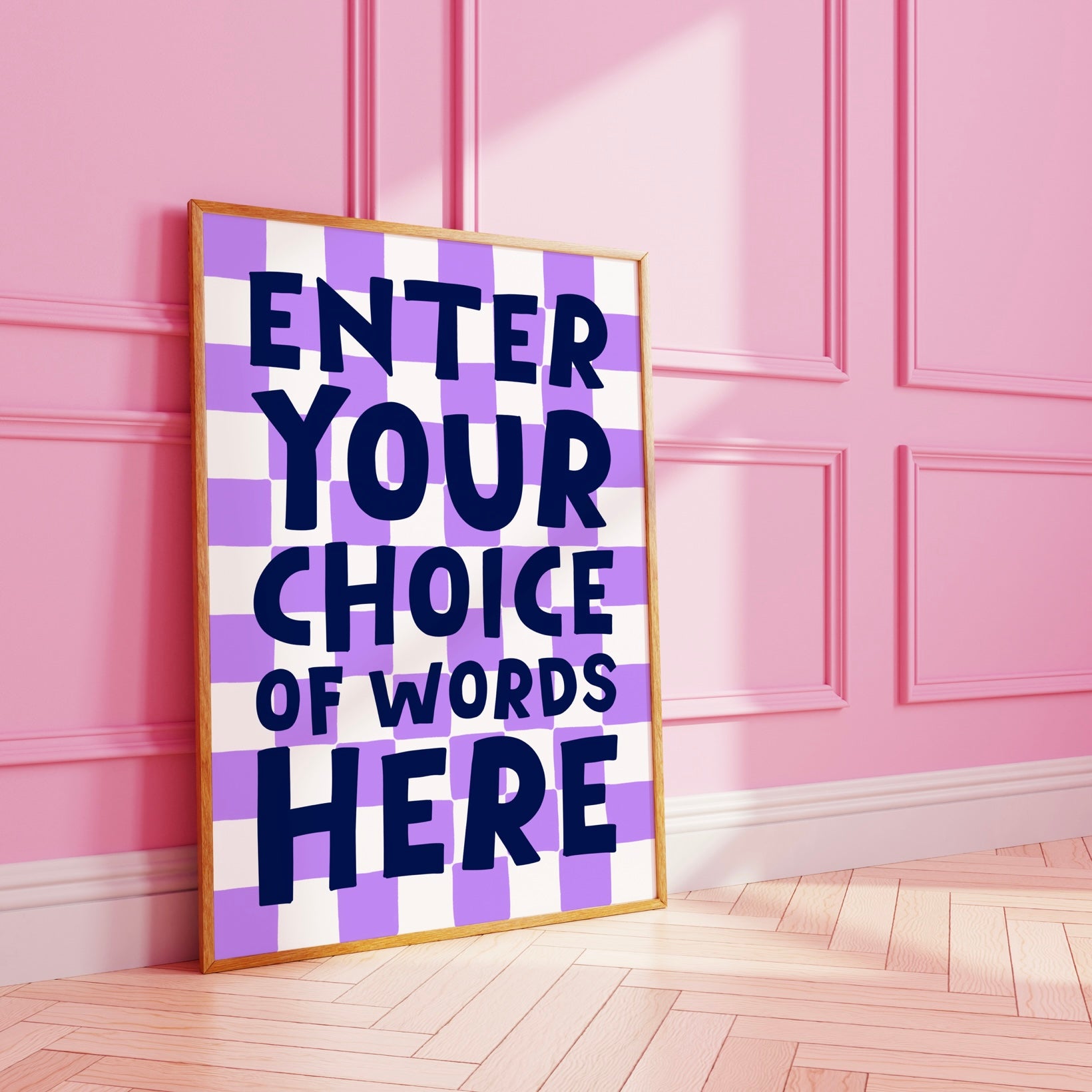 Checkerboard Custom Art Print