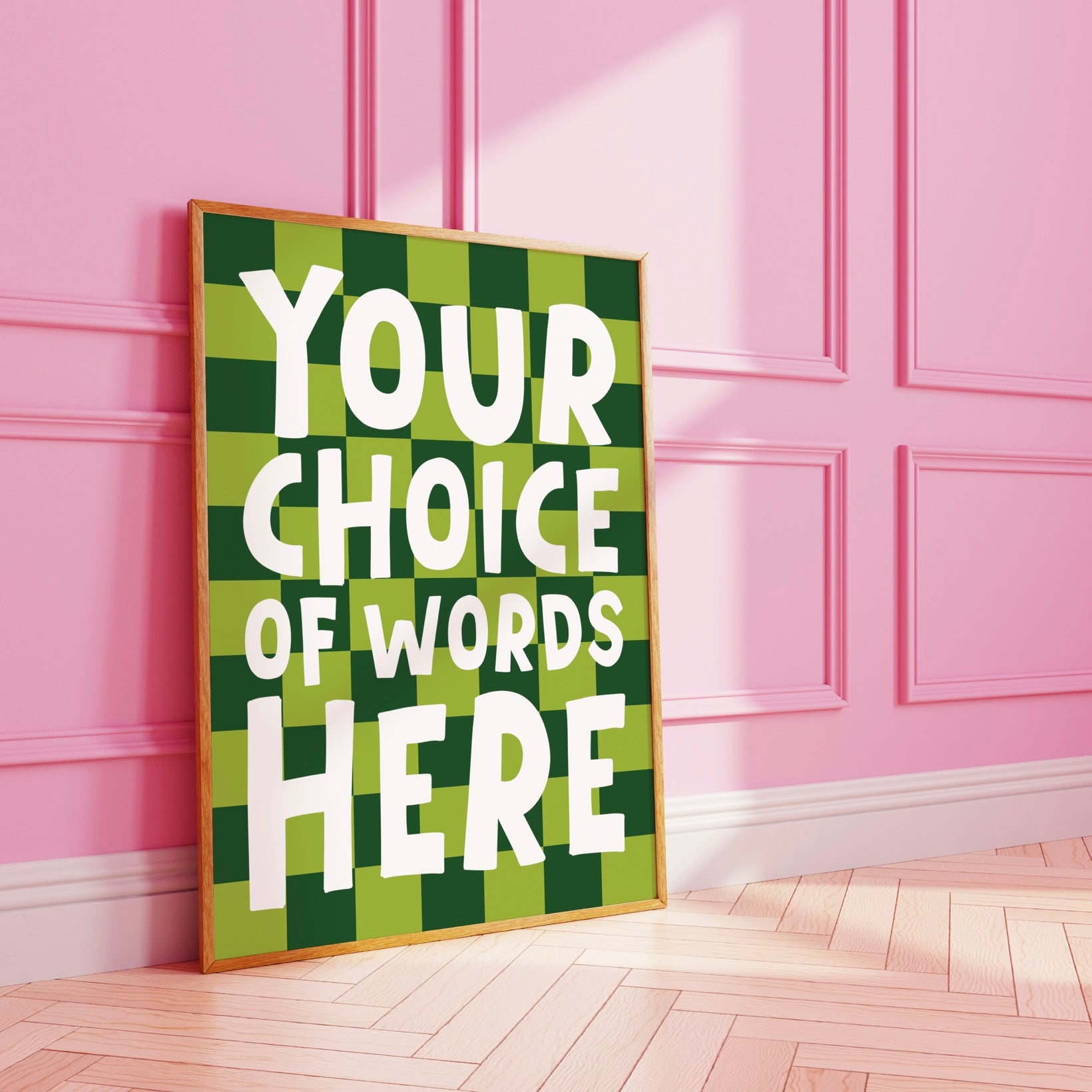 Checkerboard Custom Art Print