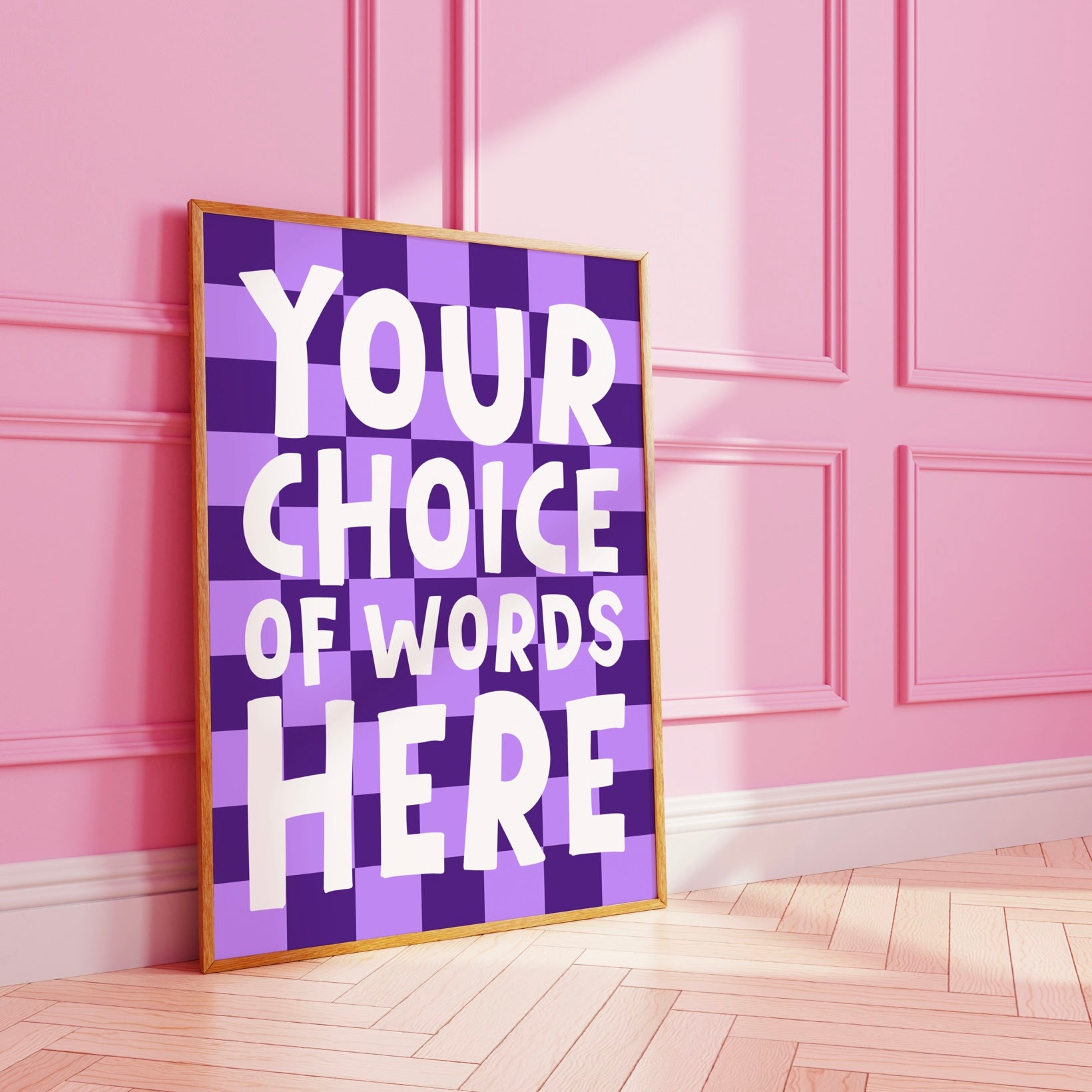 Checkerboard Custom Art Print