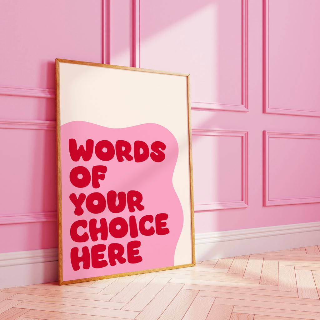 Custom Wavy Art Print