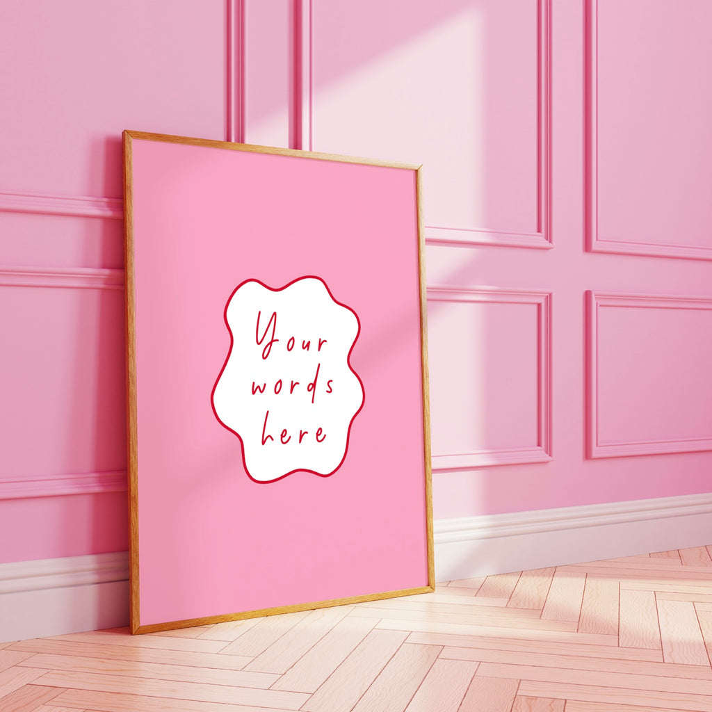 Custom Wavy Art Print