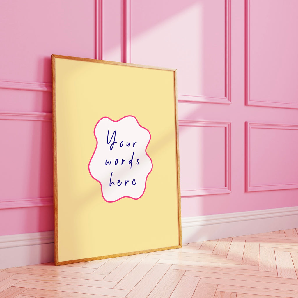 Custom Wavy Art Print