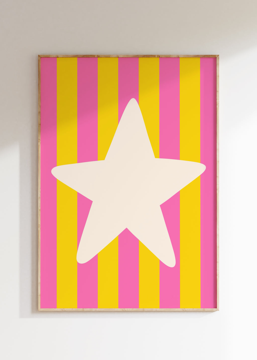Funky Star Art Print