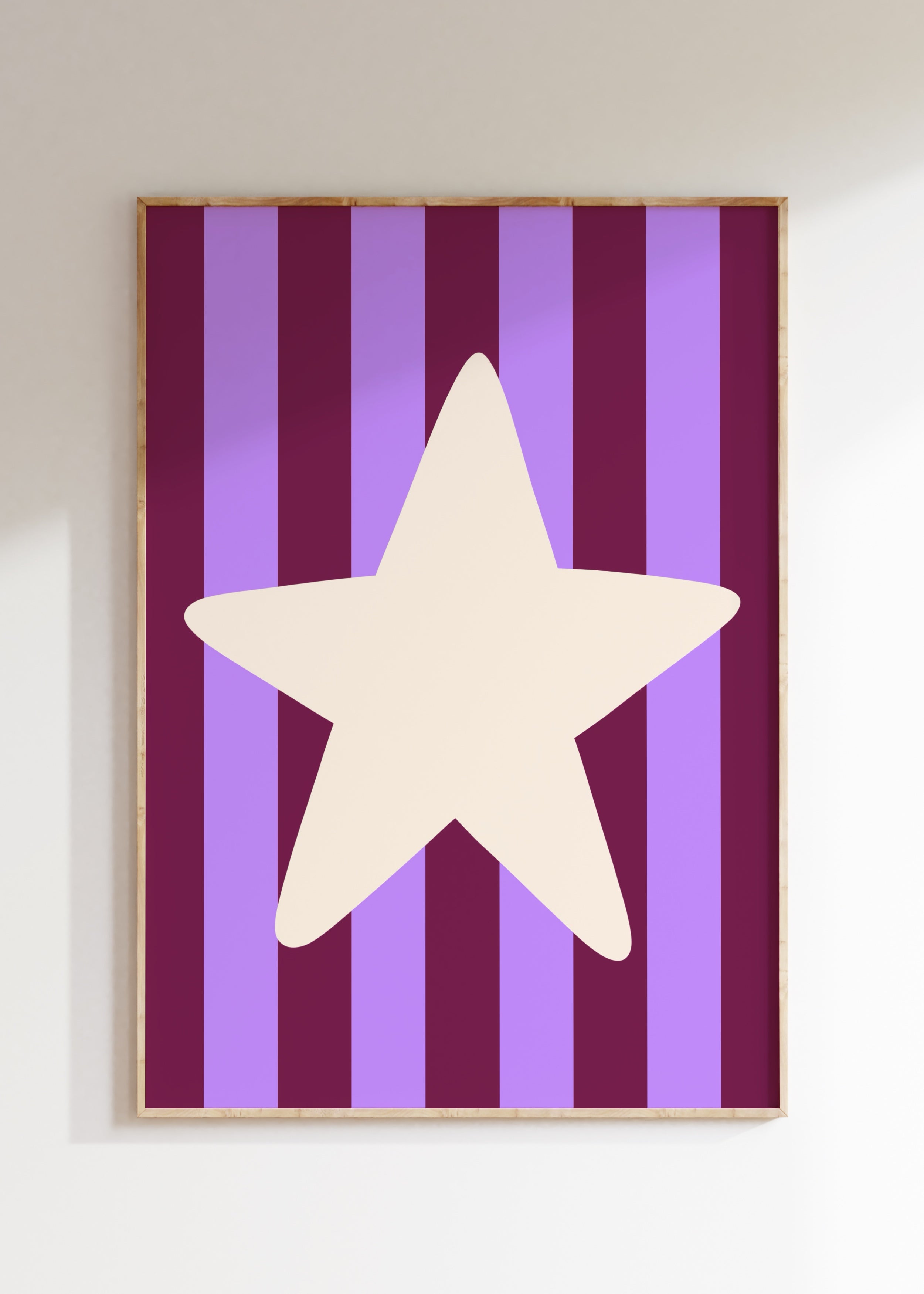 Funky Star Art Print