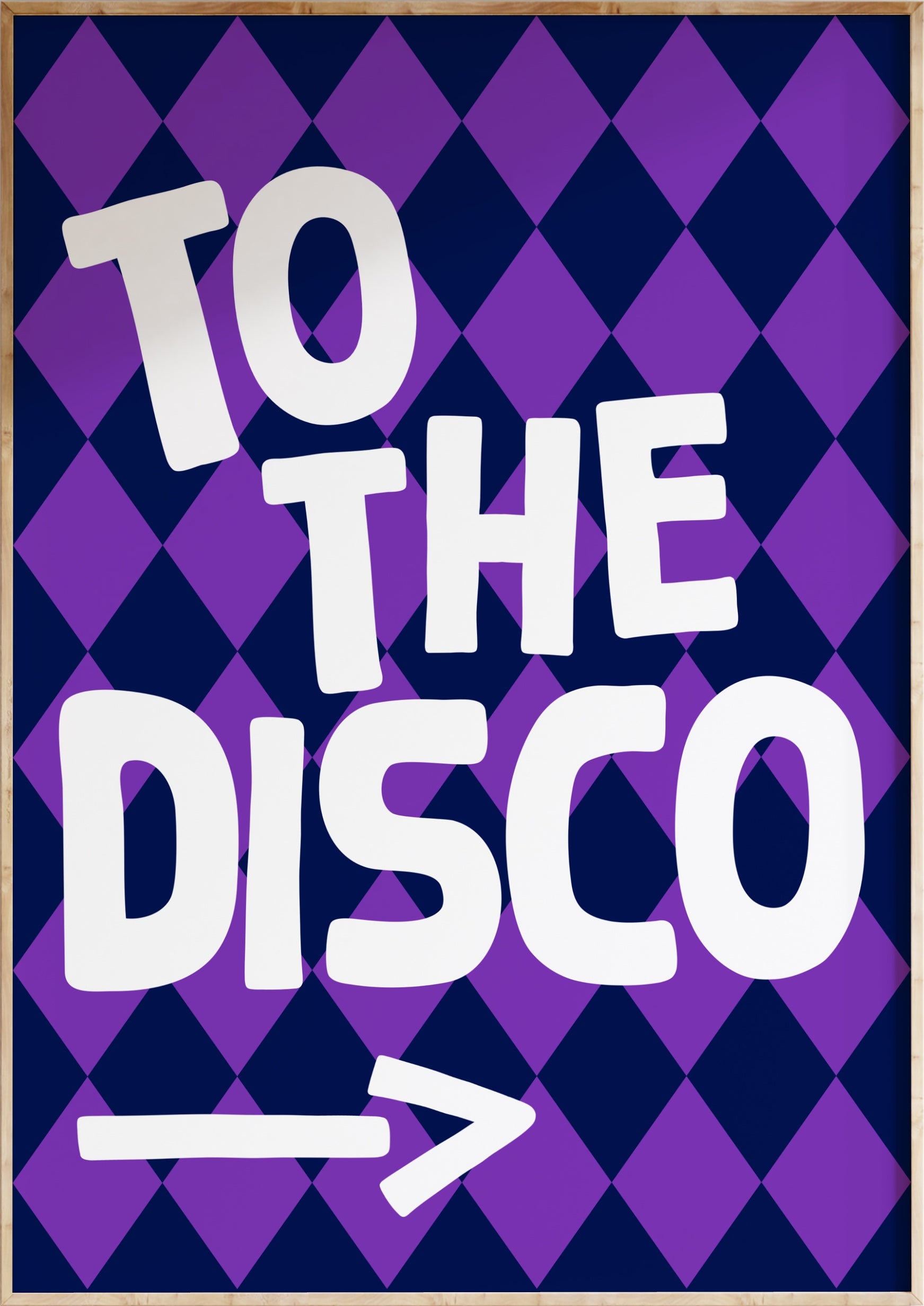 To The Disco Art Print