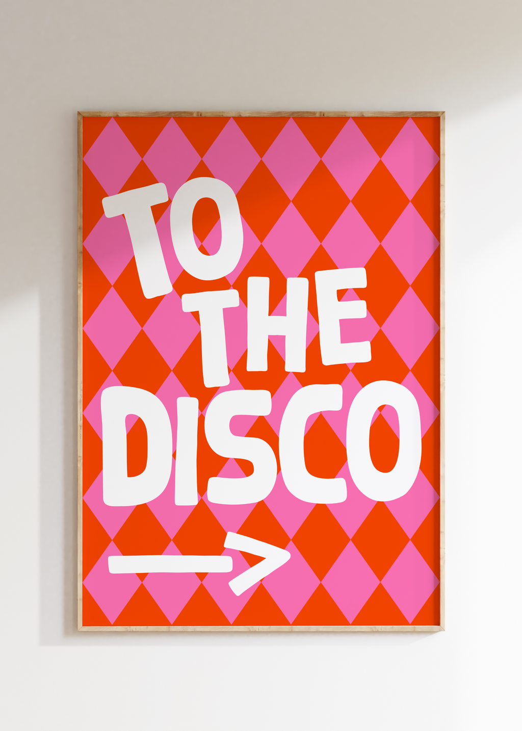 To The Disco Art Print