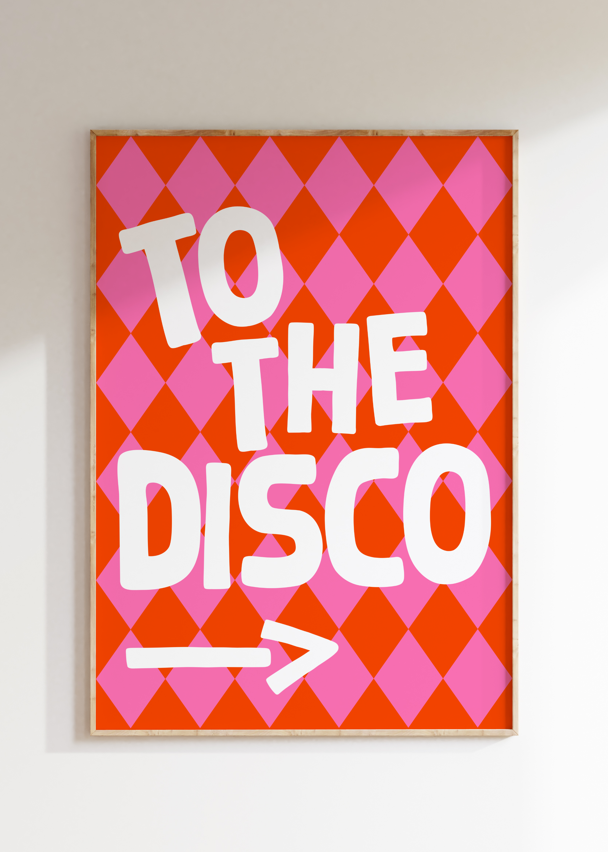 To The Disco Art Print