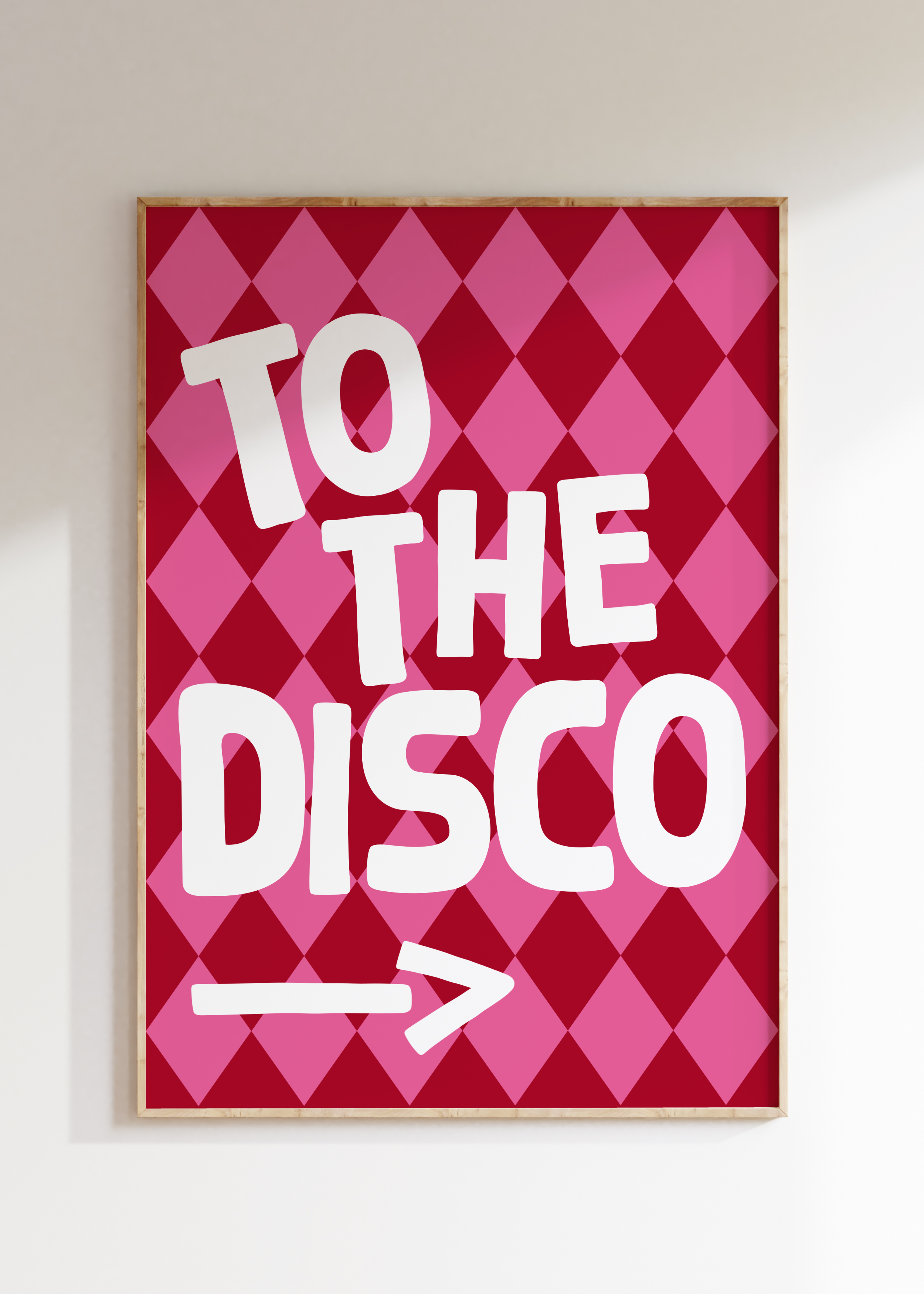 To The Disco Art Print