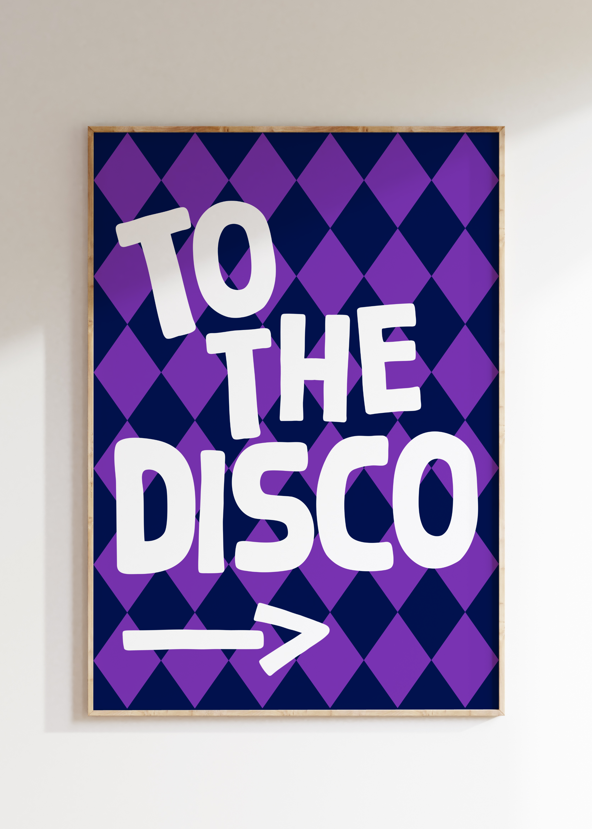 To The Disco Art Print