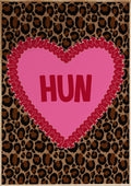 Leopard Hun Art Print