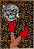 Leopard Disco Art Print