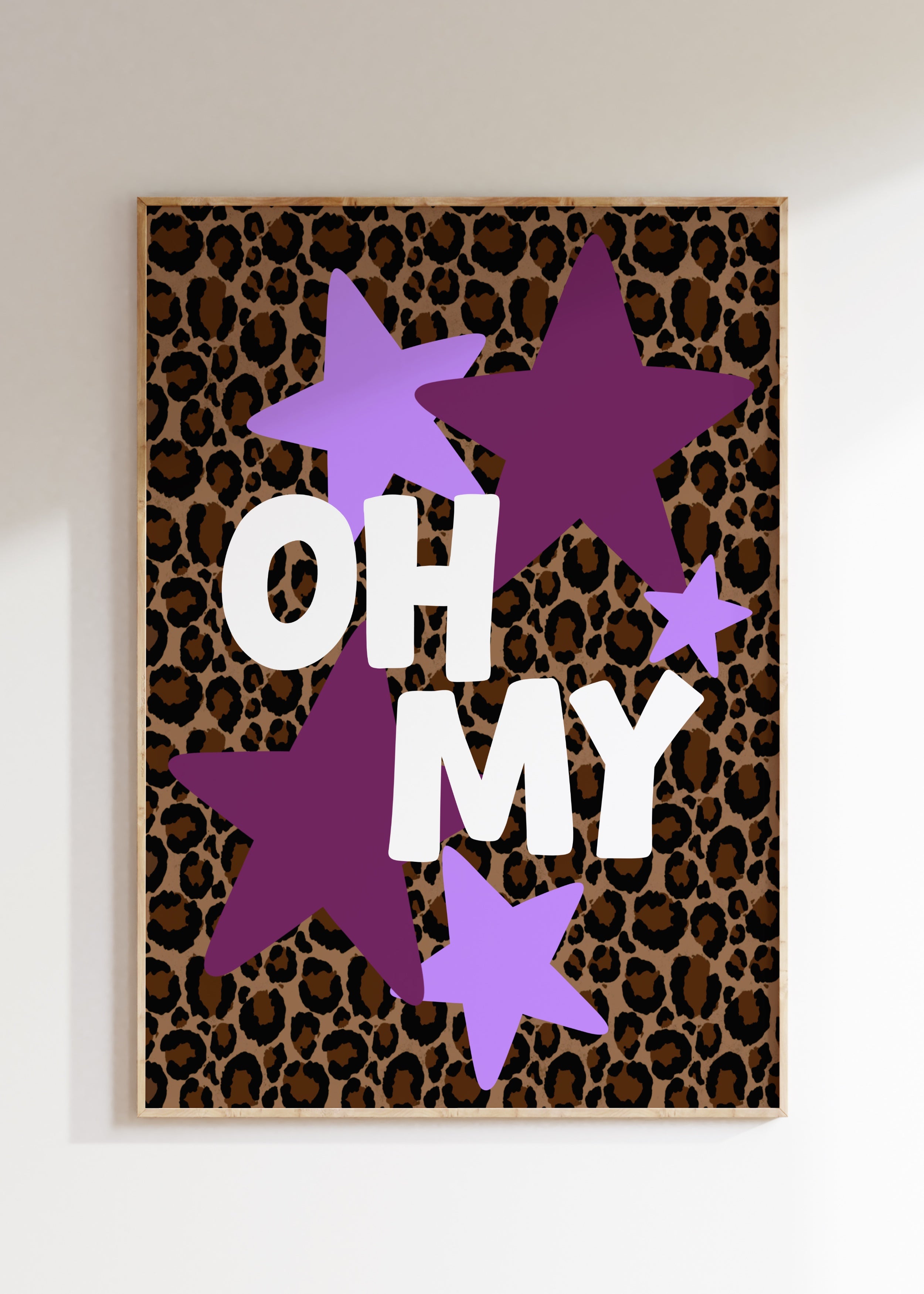 Leopard Oh My Art Print