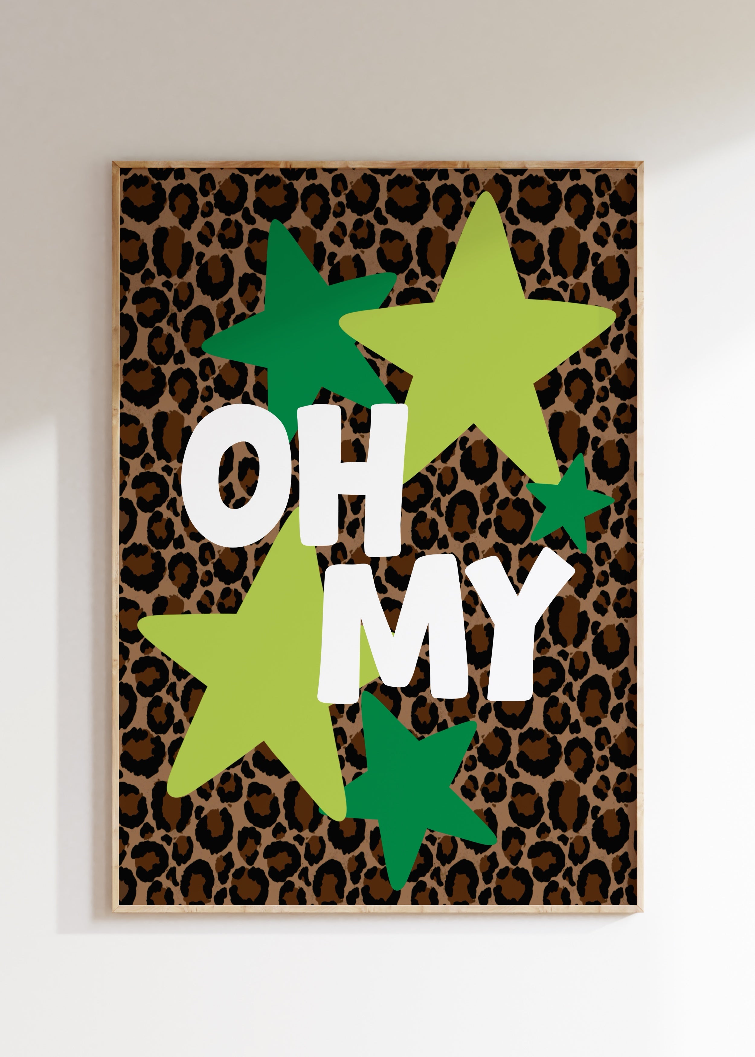 Leopard Oh My Art Print